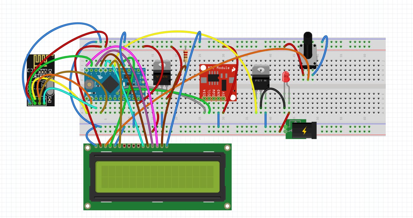 Cheap Arduino DIY Sunrise Alarm clock