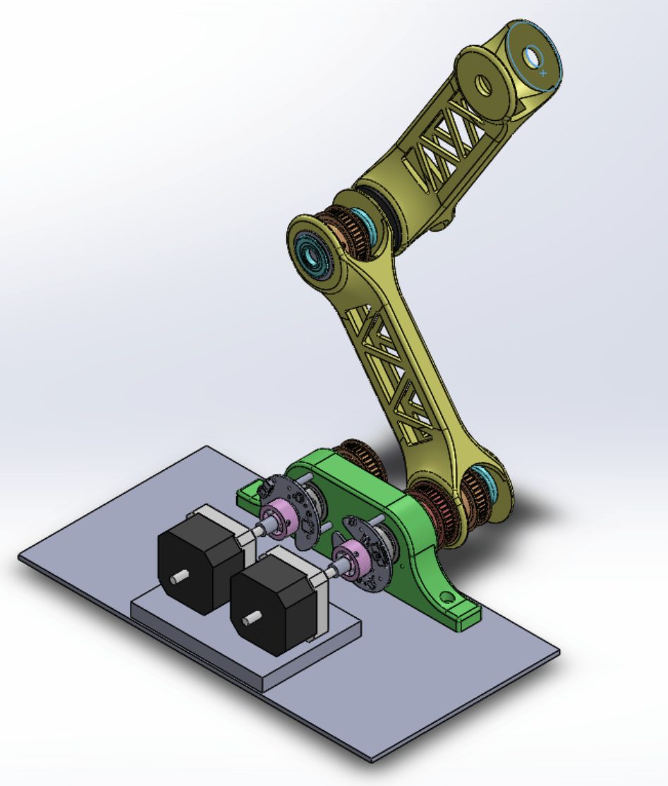 2 Revolute Joint Robotic Arm