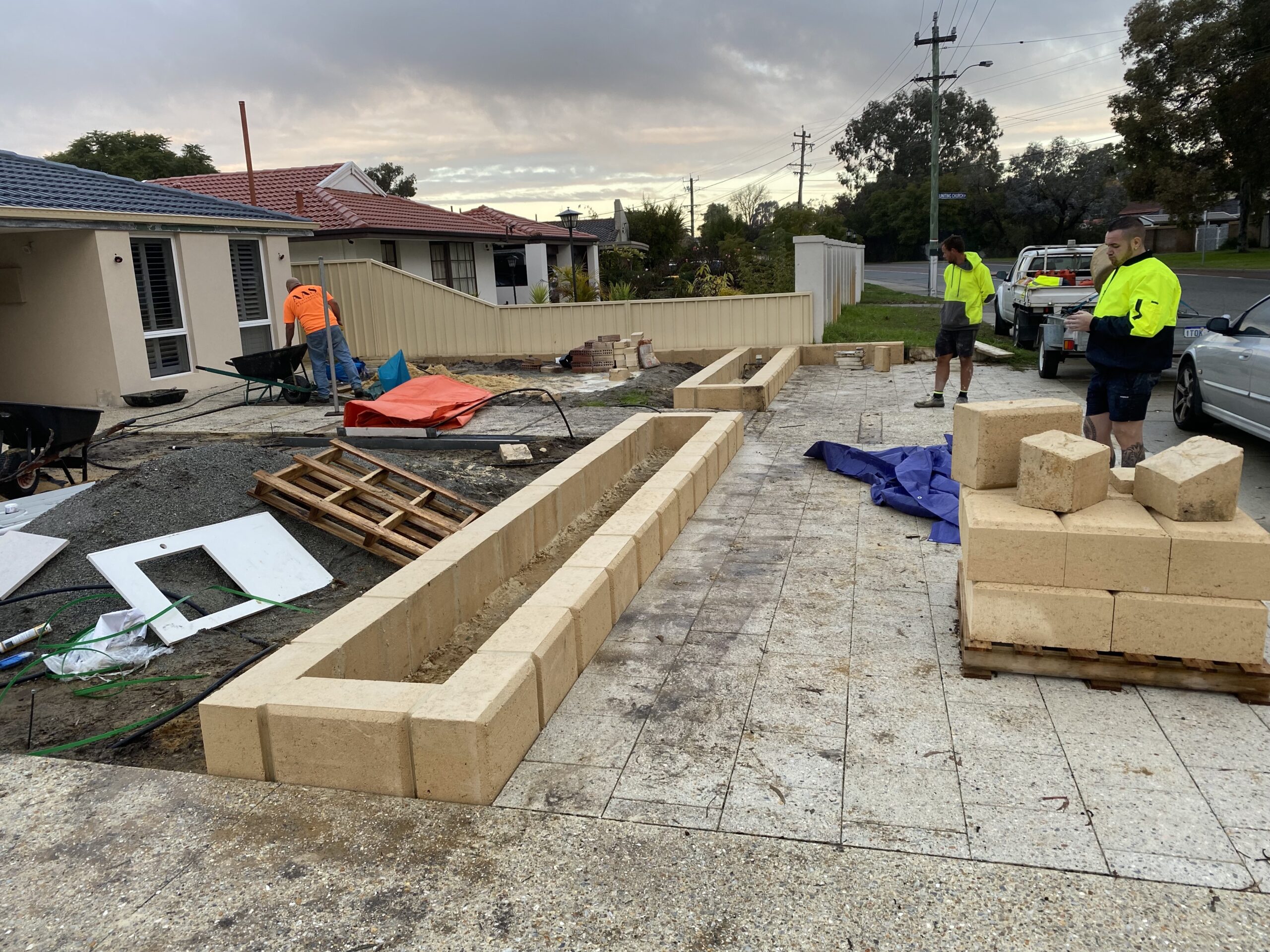 Prestigious Limestone Walls Perth Westside Limestone