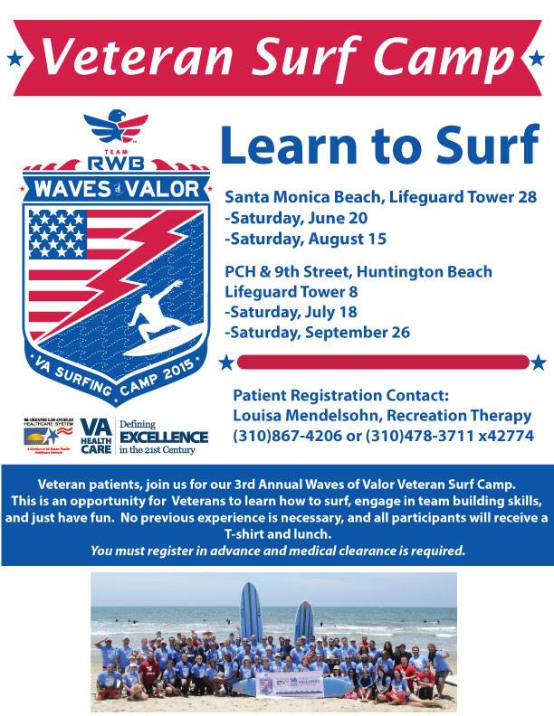 Waves of Valor veteran surf camp returns to Santa Monica Saturday