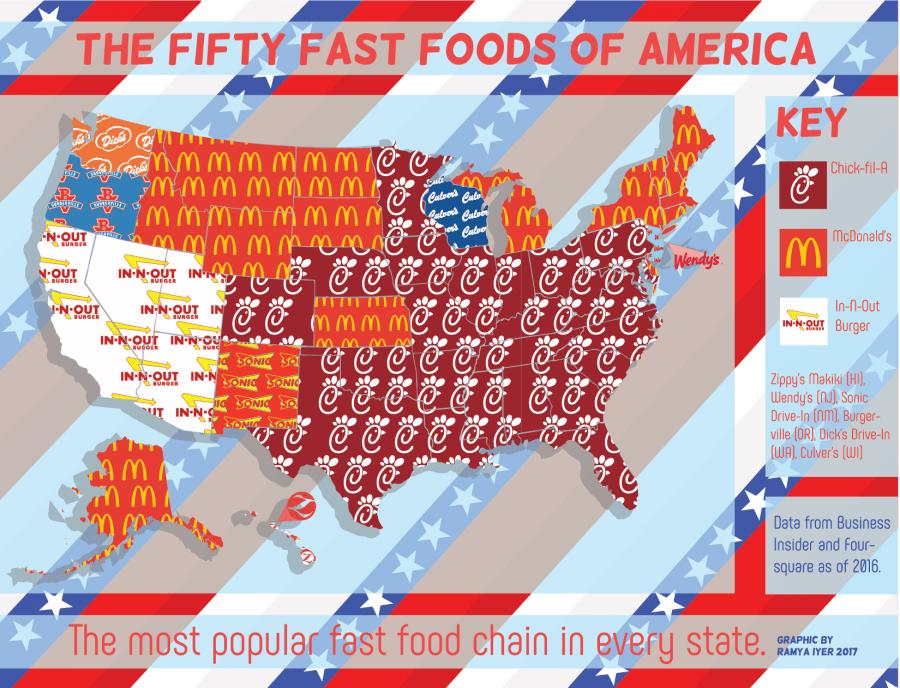 Fast Food According to States… Westside Wired