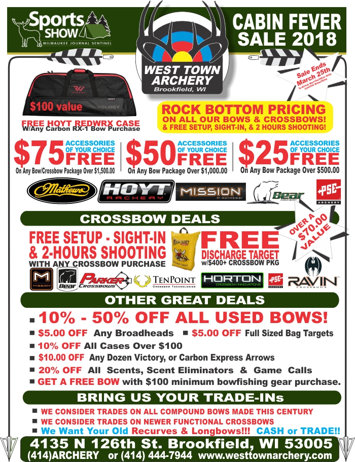 West Town Archery, Brookfield, WI, Serving Wisconsin Archers and