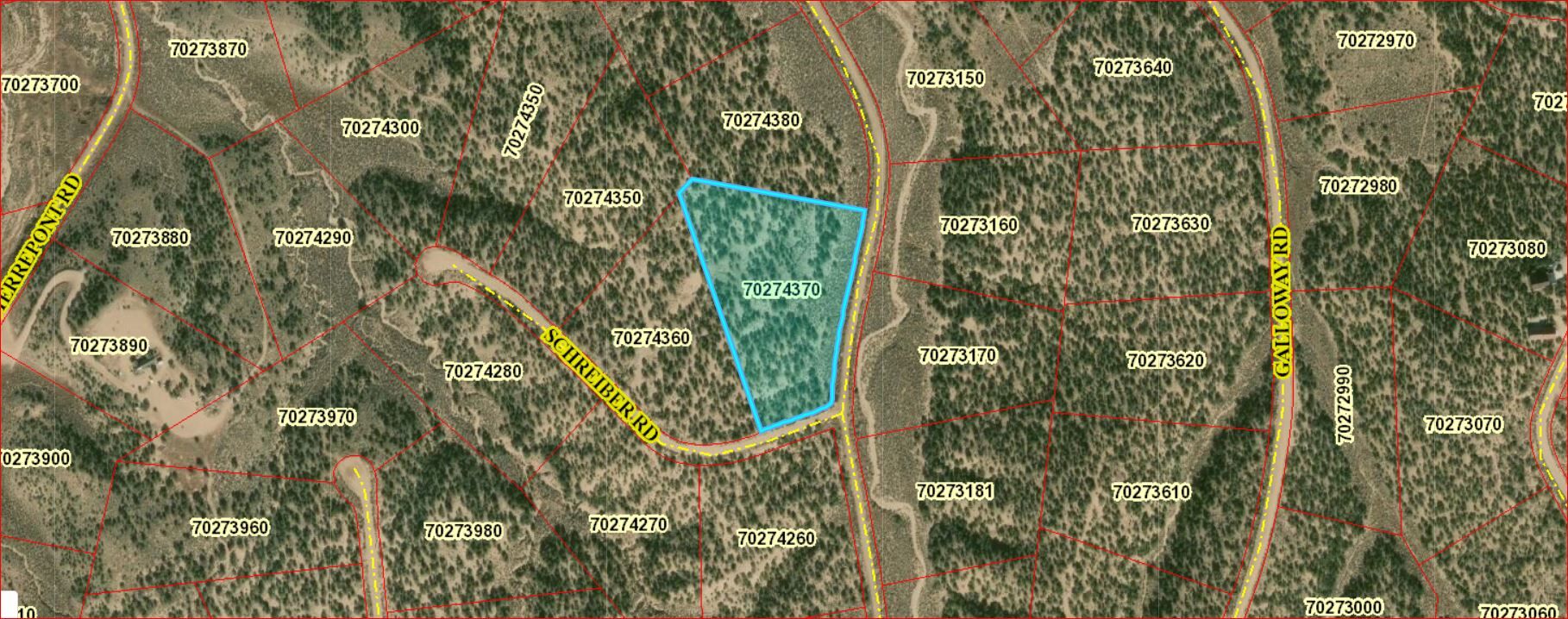 Sangre De Cristo Ranches Plat Map