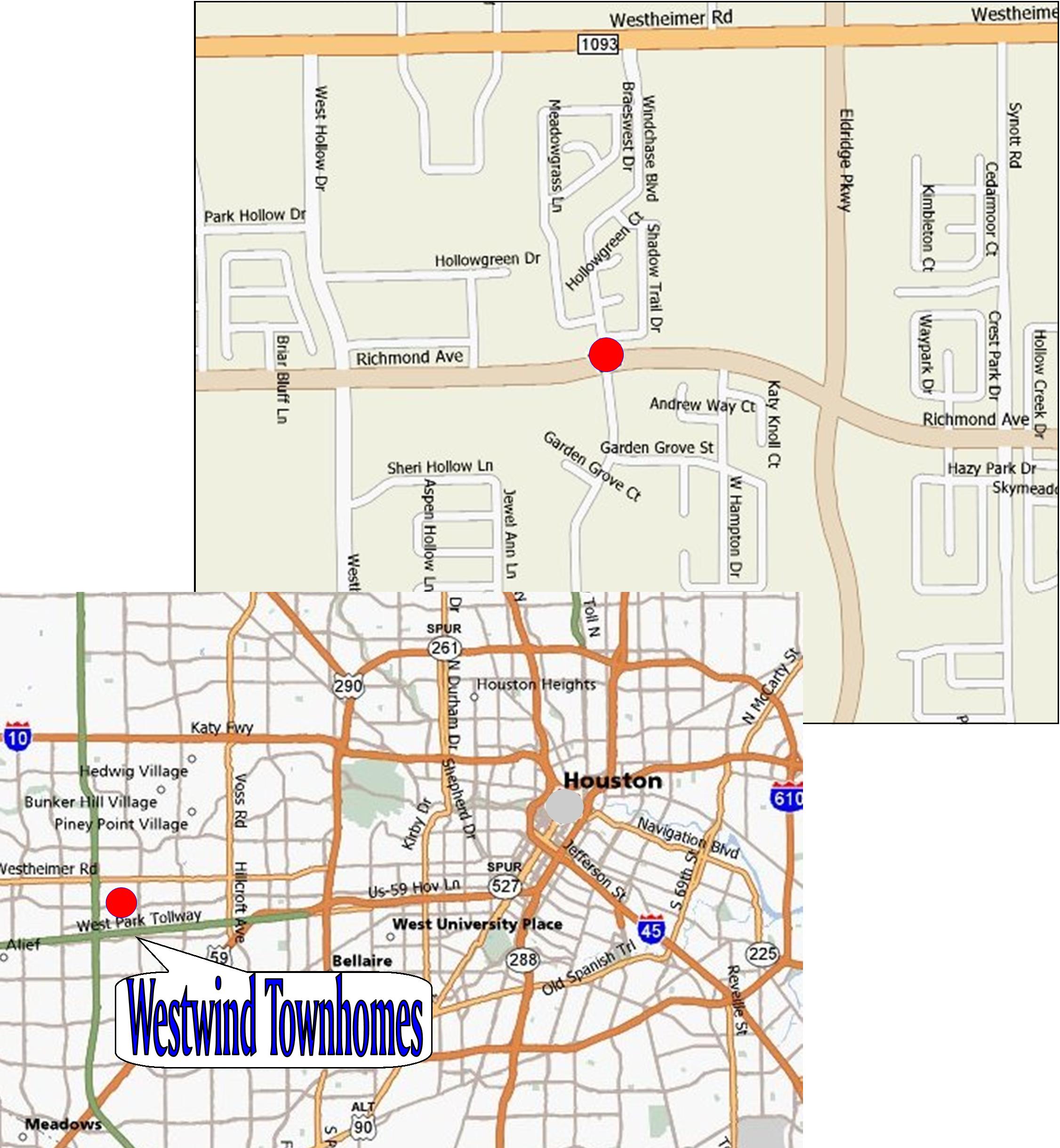 WESTWIND TOWNHOMES Map