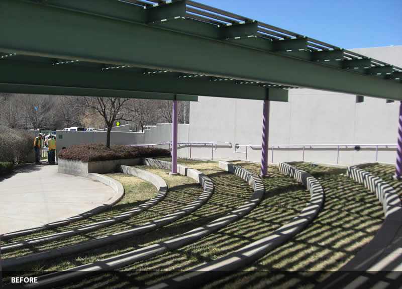 East Mountain Library Amphitheater WESTWIND LANDSCAPE CONSTRCTION