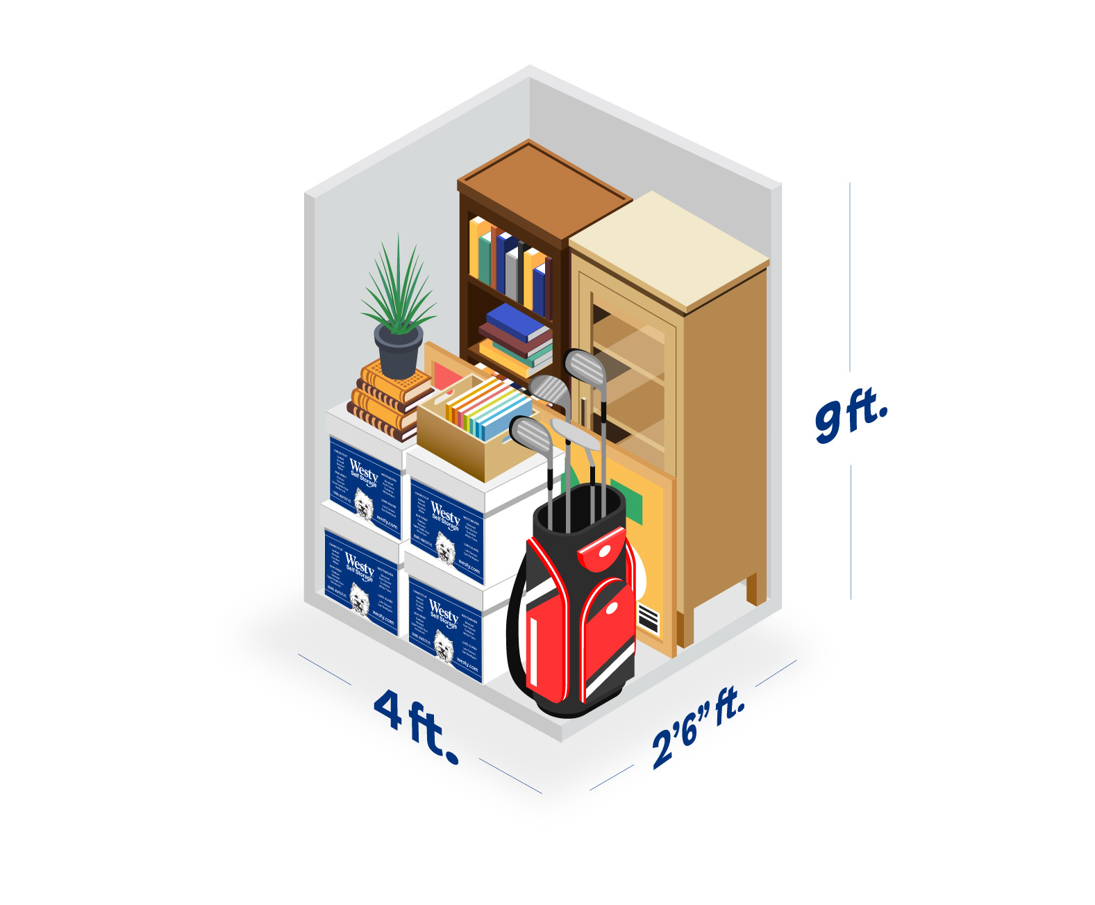 Westy Storage White Plains Dandk Organizer