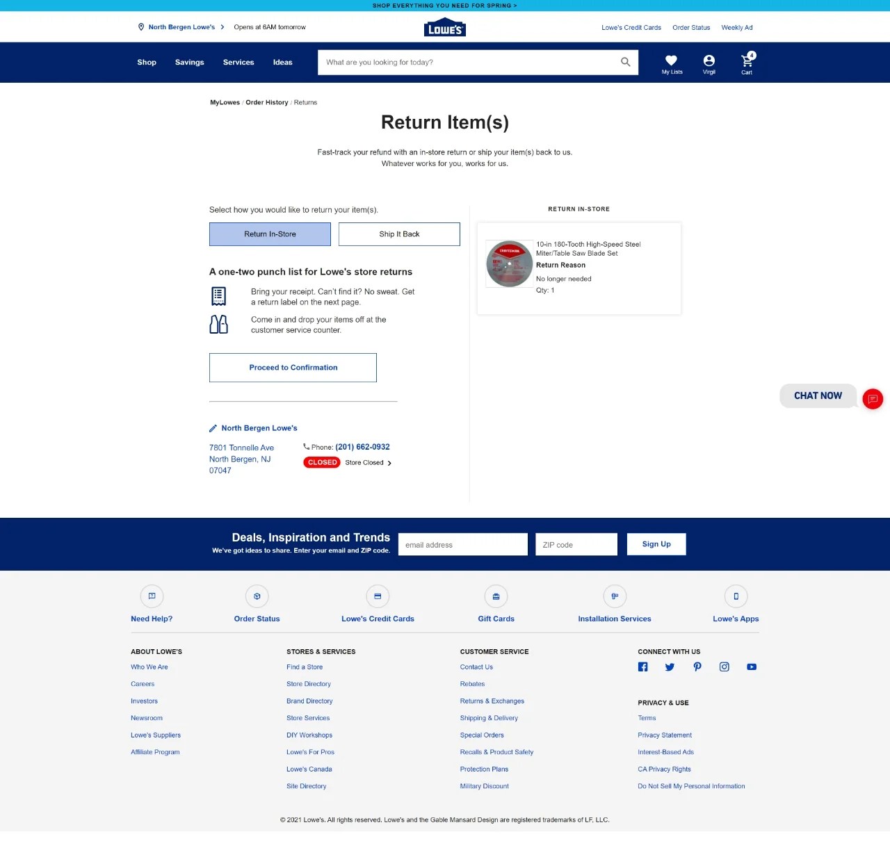 Lowe's UX & Post Purchase Experience Review WeSupply Labs