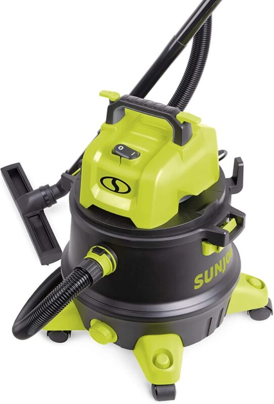 Sun Joe SWD8000 8Gallon 1200Watt 6.5 Peak HP Wet/Dry Shop Vacuum