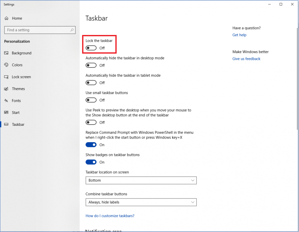 How To Customize Your Windows 10 Taskbar