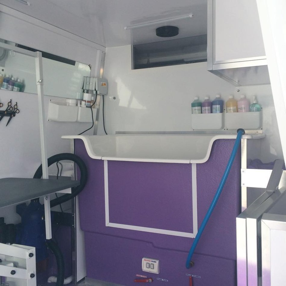 Hydrobath's & Hydrobath Insert Table for Pet Grooming Van Conversions