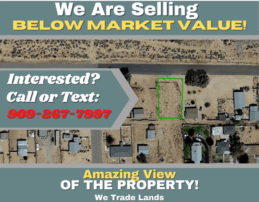 0.20acre Awesome Residential Lot In Boron, CA Utilities Available