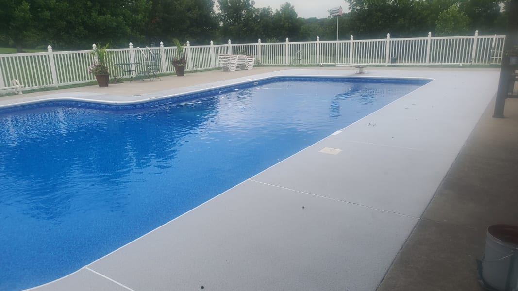 Epoxy Pool Deck Treadwell