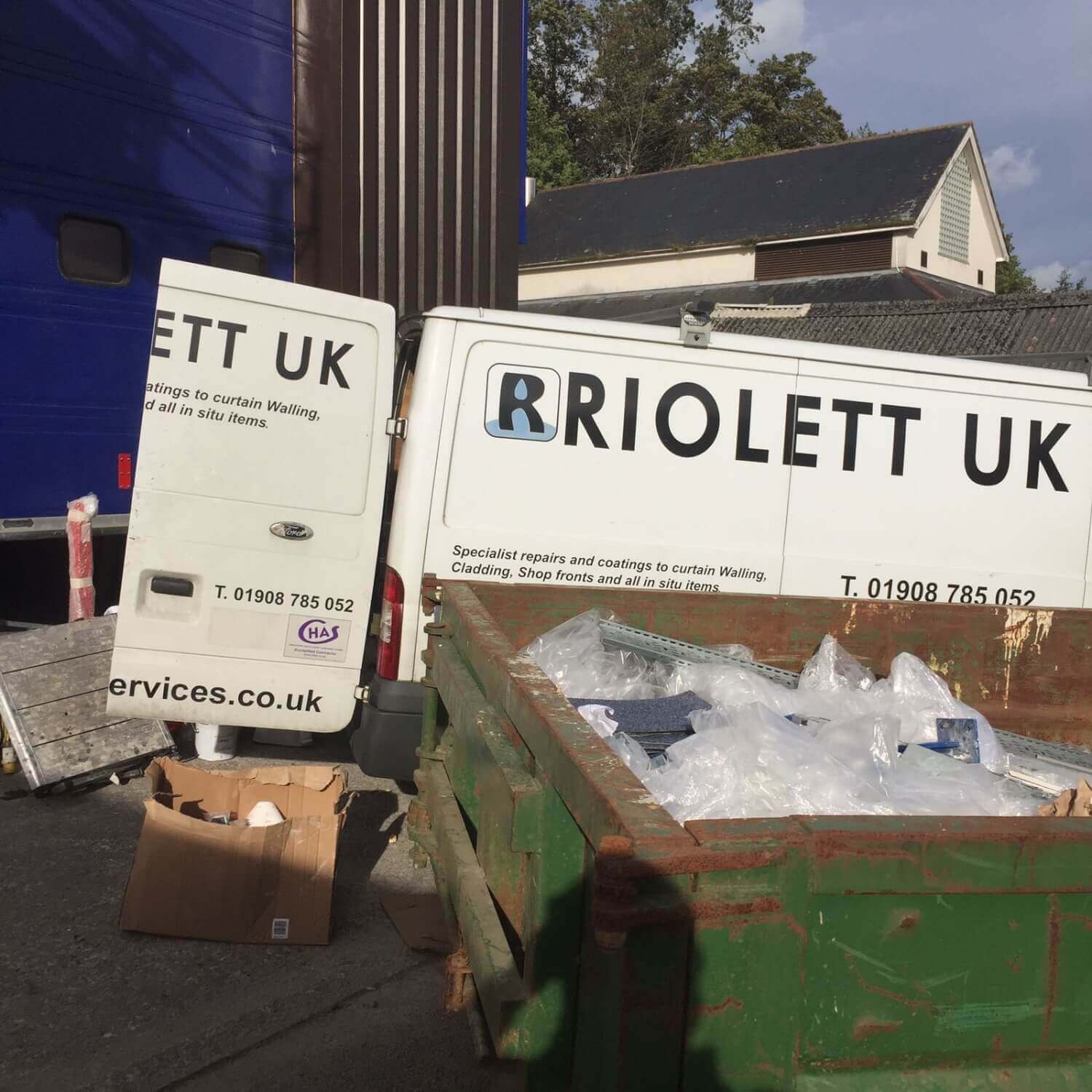 Shutter Door Paint Spraying Truro Cornwall Riolett Services