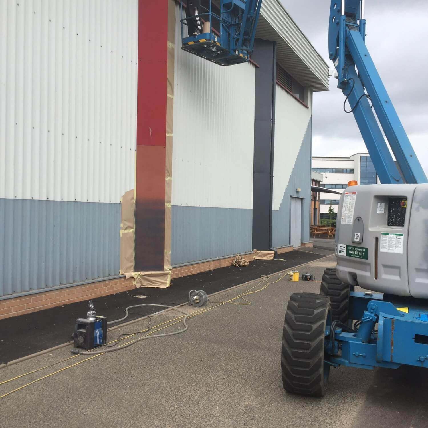 Cladding Paint Spraying Birmingham, West Midlands Riolett Services
