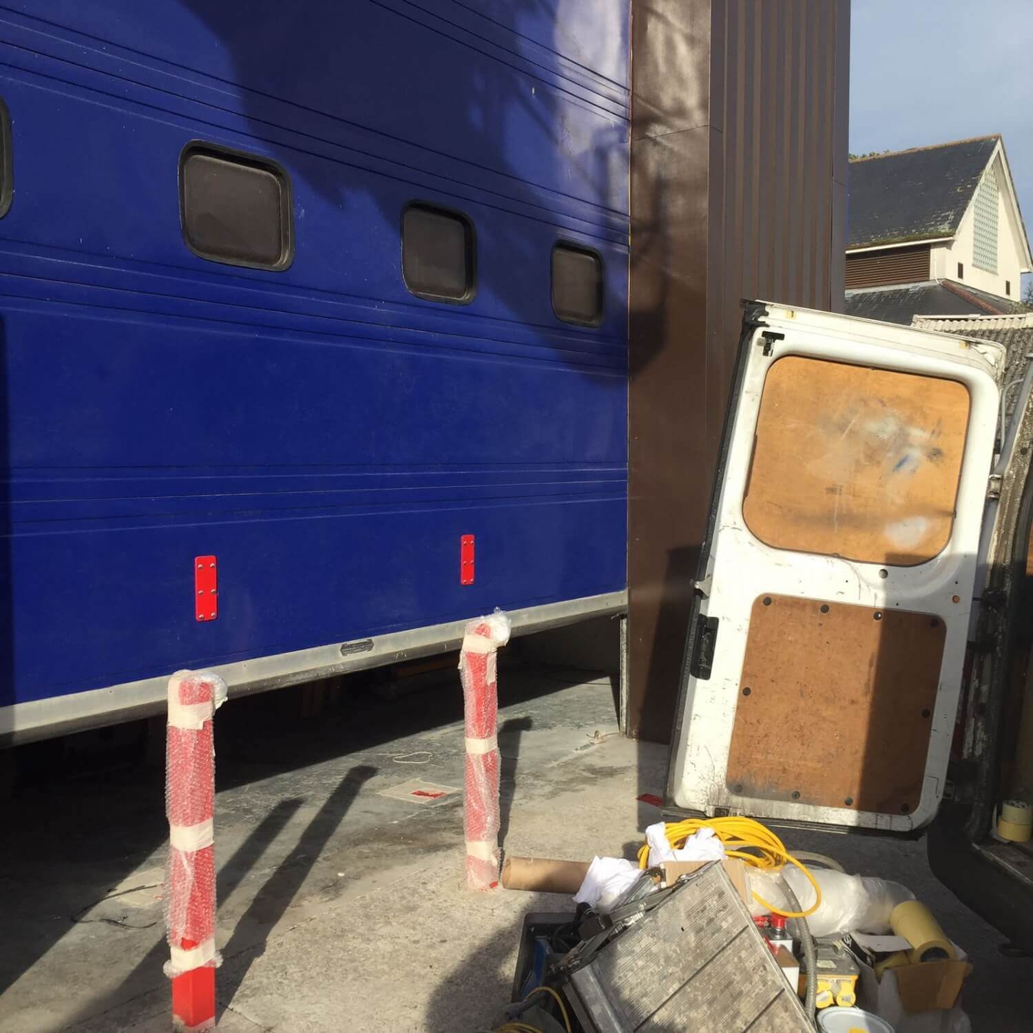 Shutter Door Paint Spraying Truro Cornwall Riolett Services