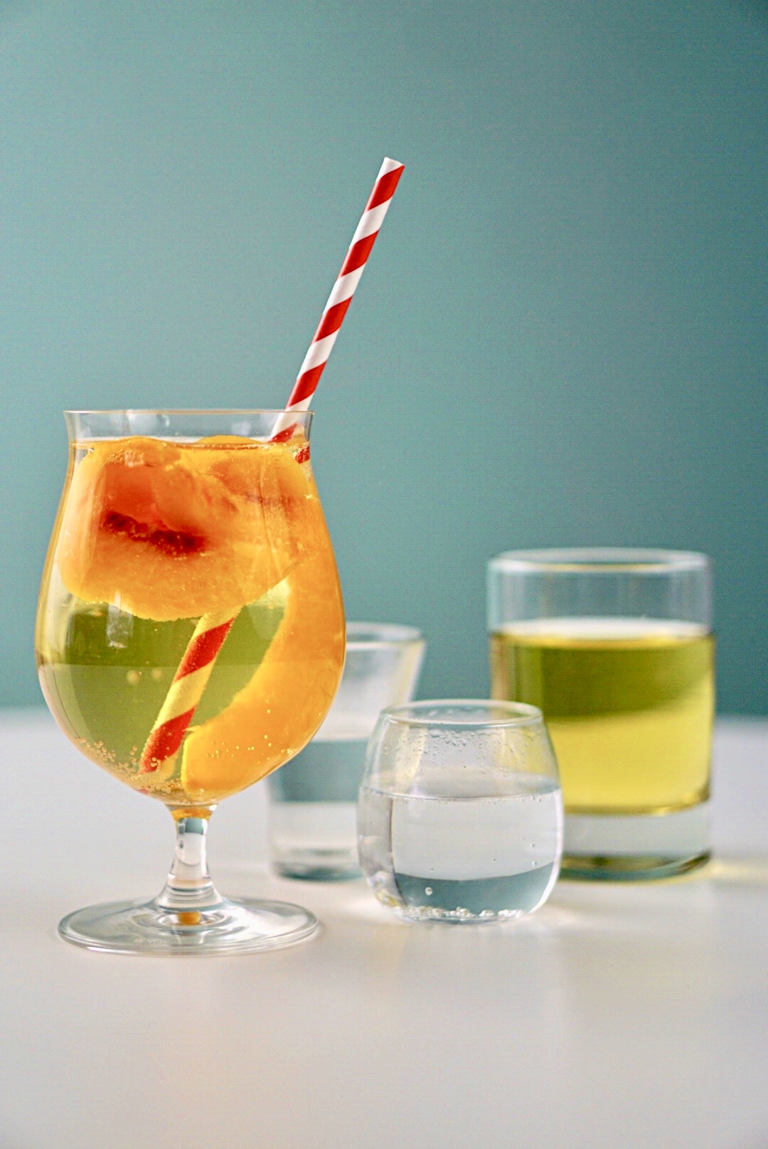 Peach White Wine Spritzer Wet Whistle
