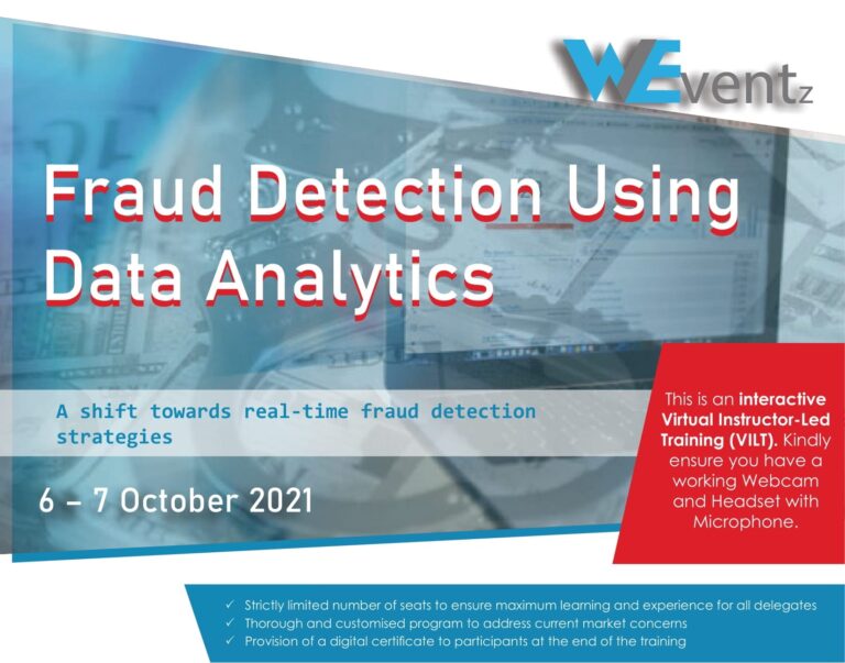 Fraud Detection Using Data Analytics (6 7 Oct 2021) WEventz