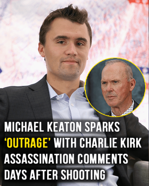 Michael Keaton sparks outrage over controversial Charlie Kirk comment