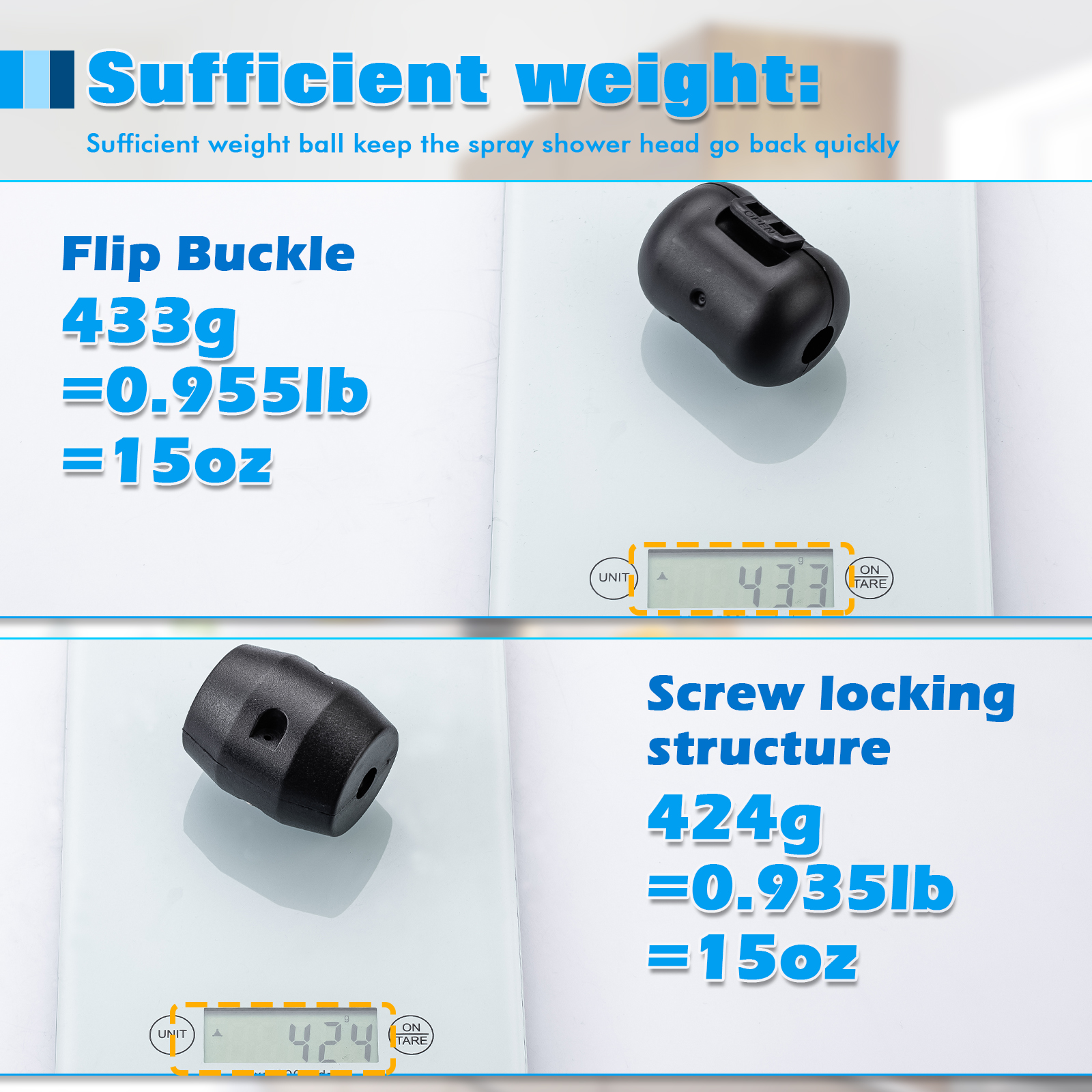 Kitchen Sink Pull Out Faucet Gravity Ball, Hose Weight Ball Replacement