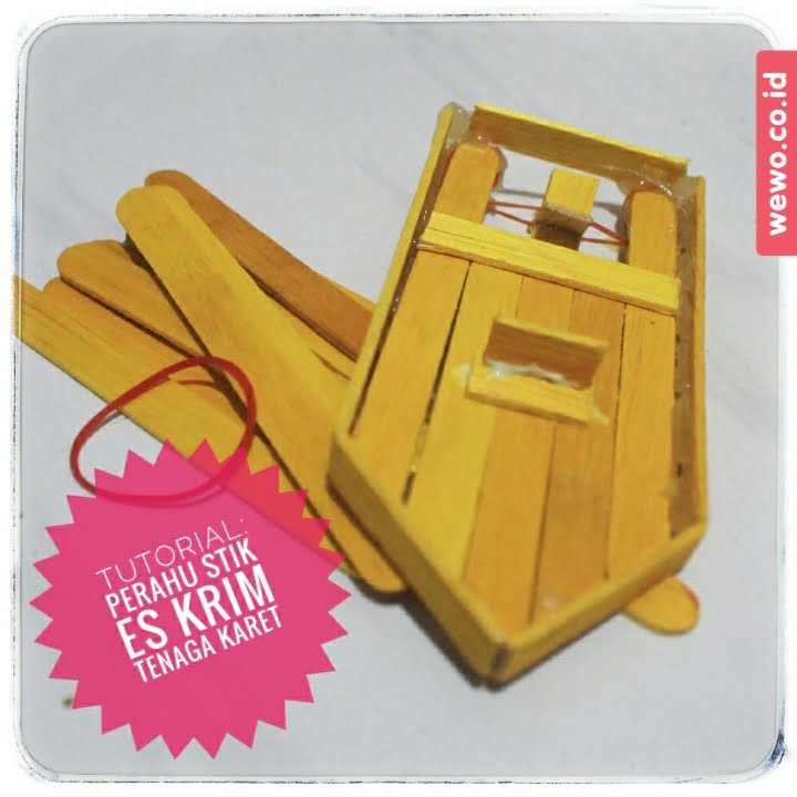 Cara Membuat Miniatur Mobil Dari Stik Es Krim – Goreng