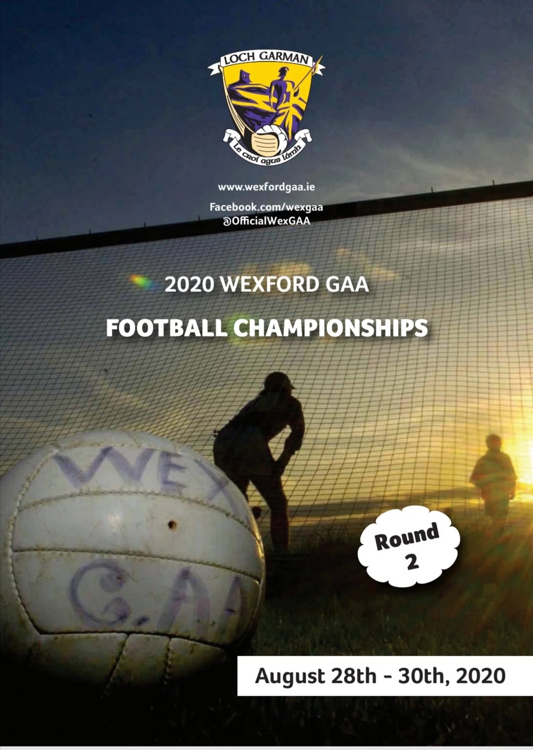 Rd 2 Wexford GAA Club Championship Programme Please Download Here