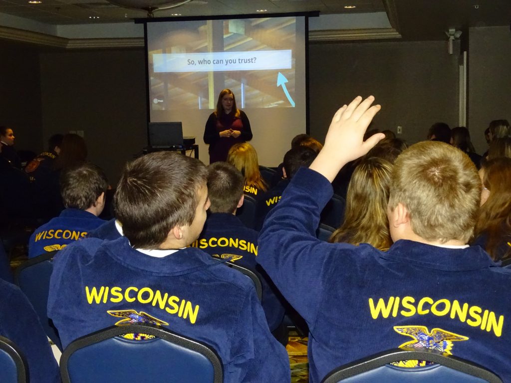 Wisconsin Farm Bureau Hosts FFA Farm Forum Wisconsin Farm Bureau