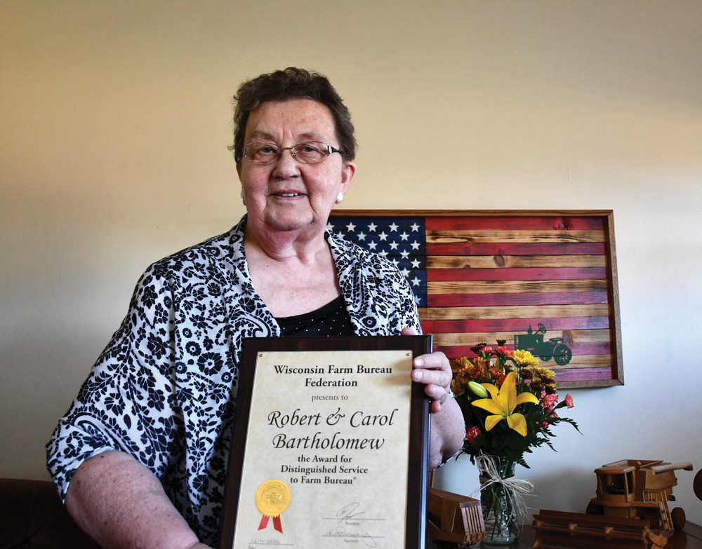 Bartholomews Receive ‘Distinguished Service to Farm Bureau’ Award