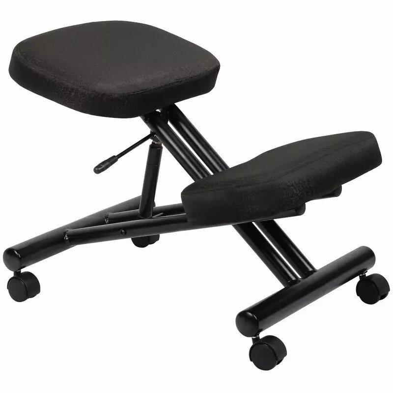 Jarrett Height Adjustable Kneeling Chair with Dual Wheel Work From