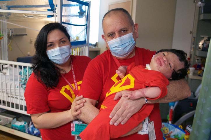 Baby burned in Struthers house fire leaves hospital after eight months