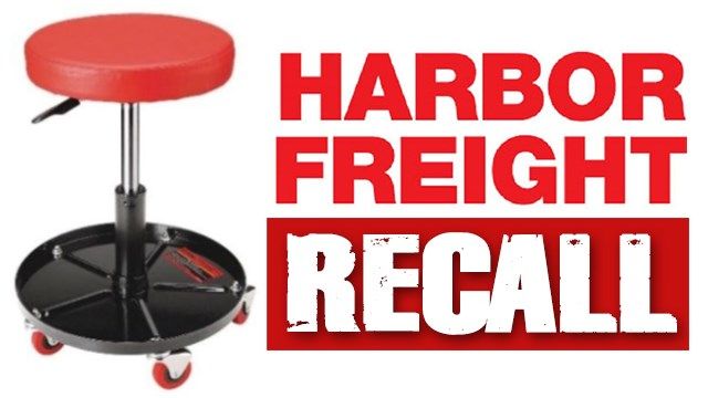 Harbor Freight Tools recalls seats due to potential falling hazard