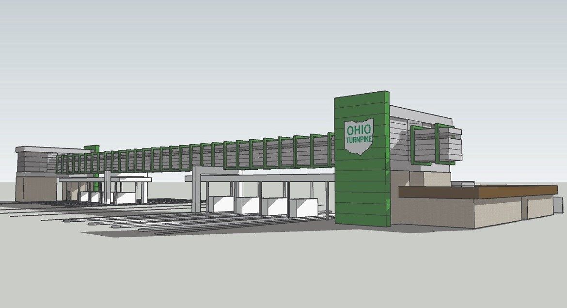 Turnpike tollgate construction in Trumbull County part of plan to