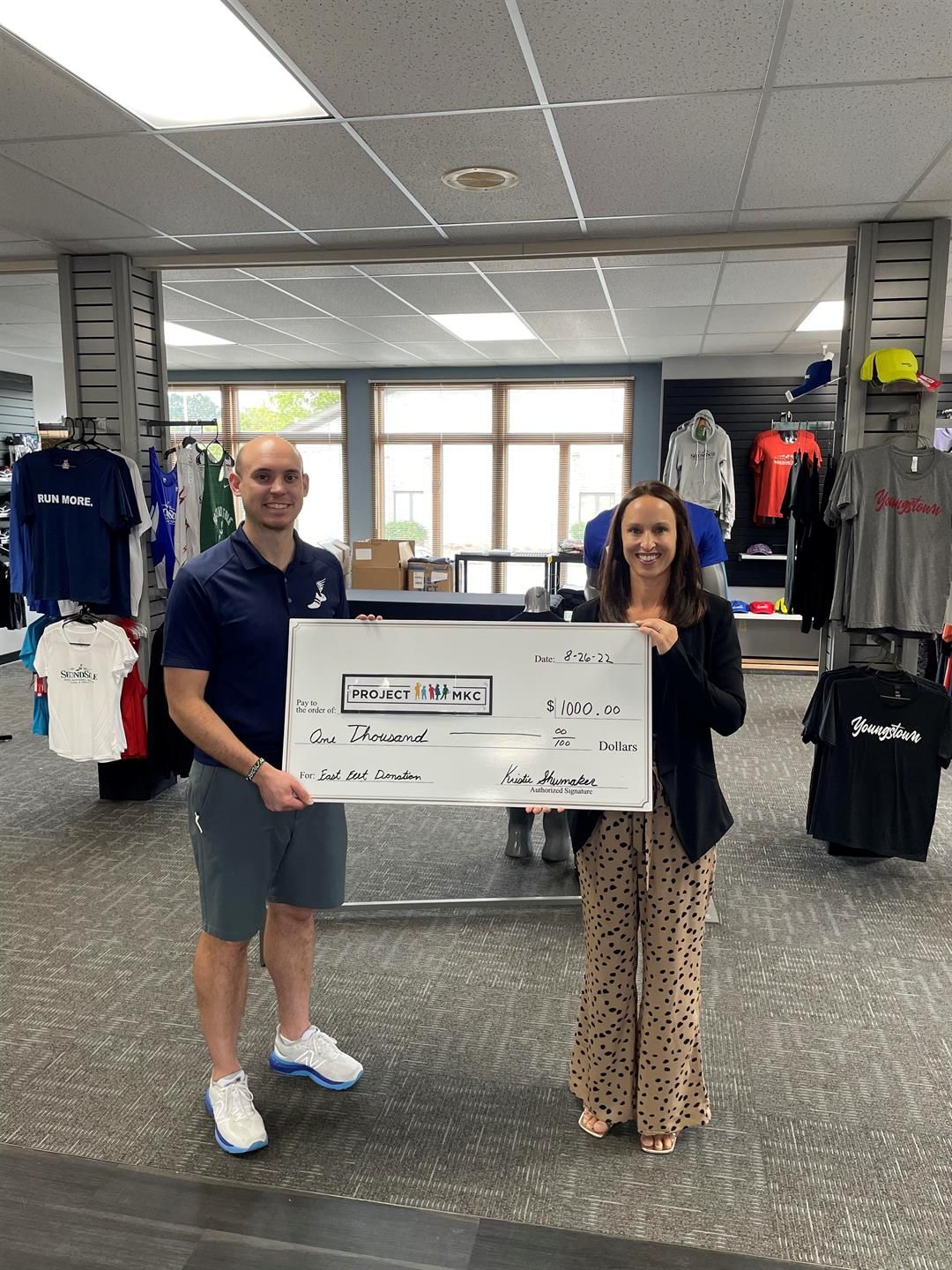 Youth track and field program supports local nonprofit at Second WFMJ