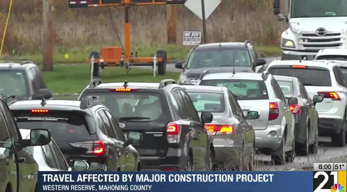 Western Reserve Road road restrictions begin Monday