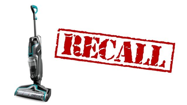 Bissell recalls cordless vacuum cleaners due to potential burning
