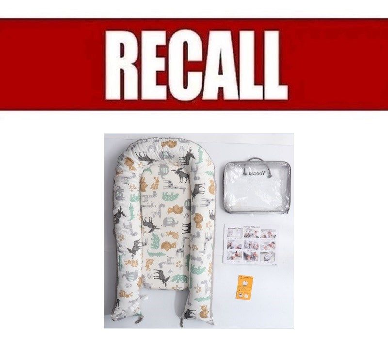 Baby loungers recalled due to suffocation risk
