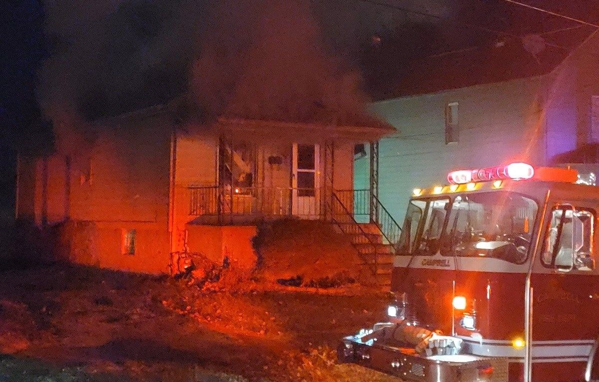 Smoky blaze breaks out in Campbell home