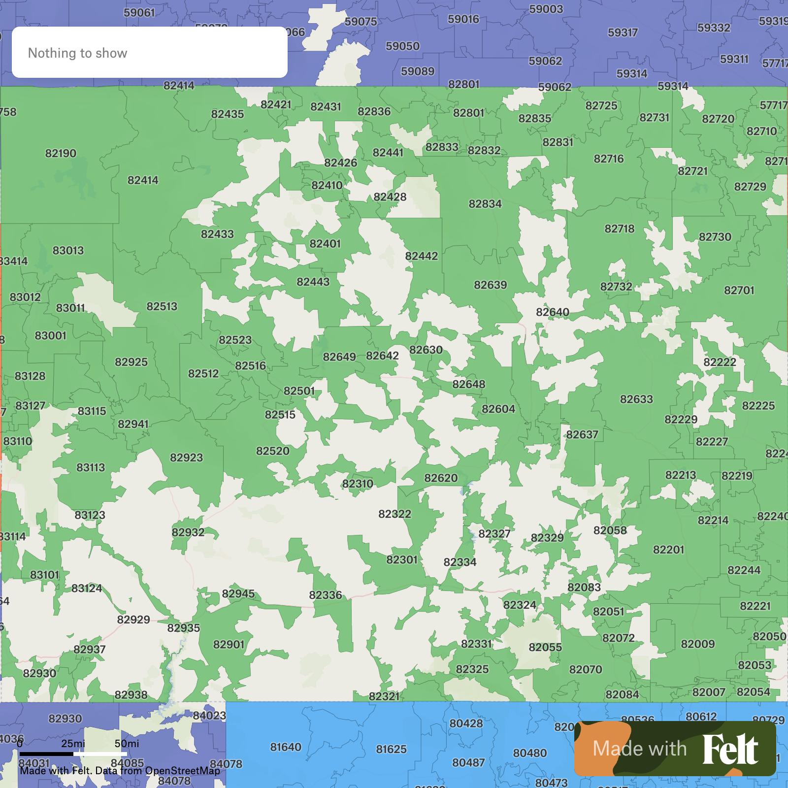 ZIP Codes in Wyoming