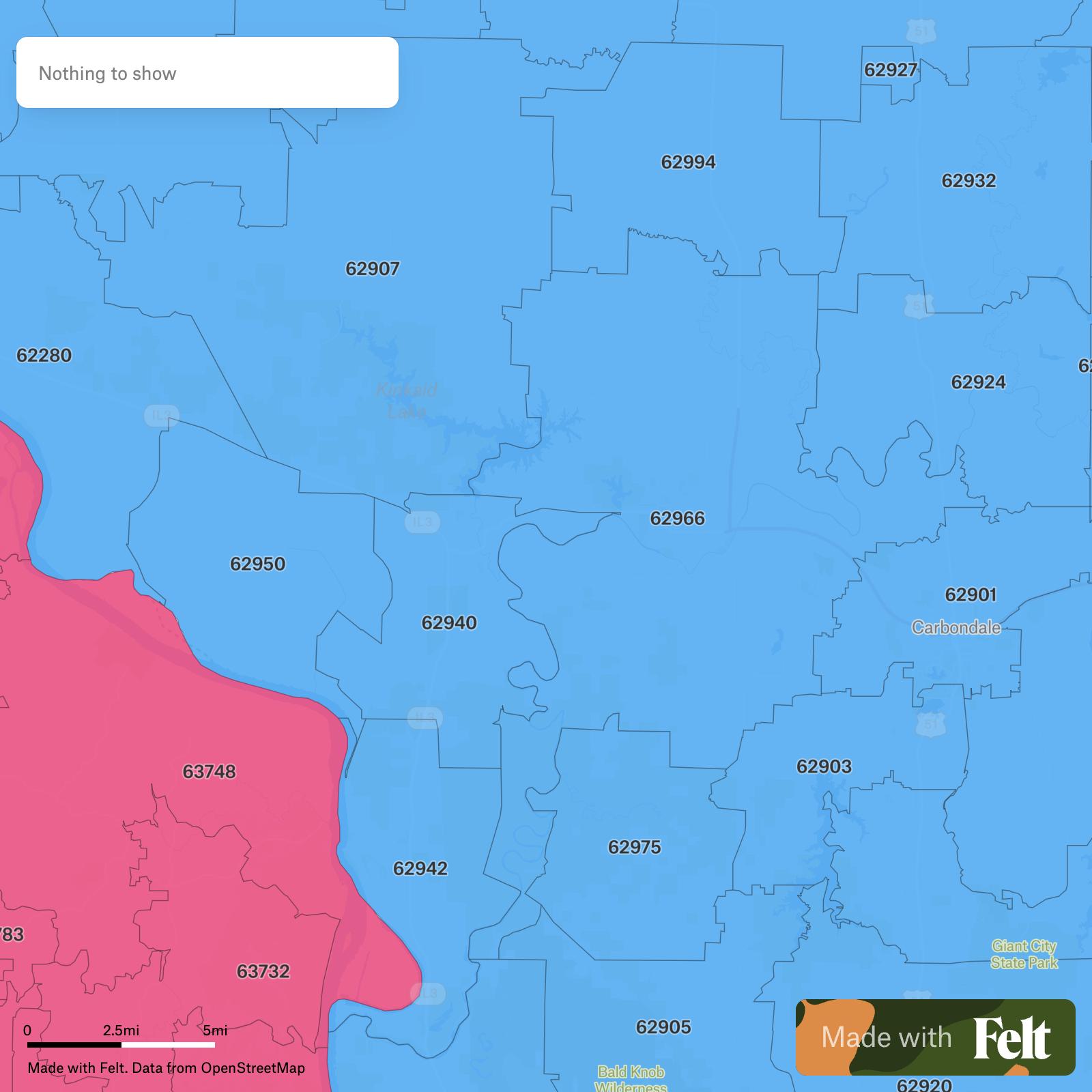 ZIP Codes in Jackson County, Illinois