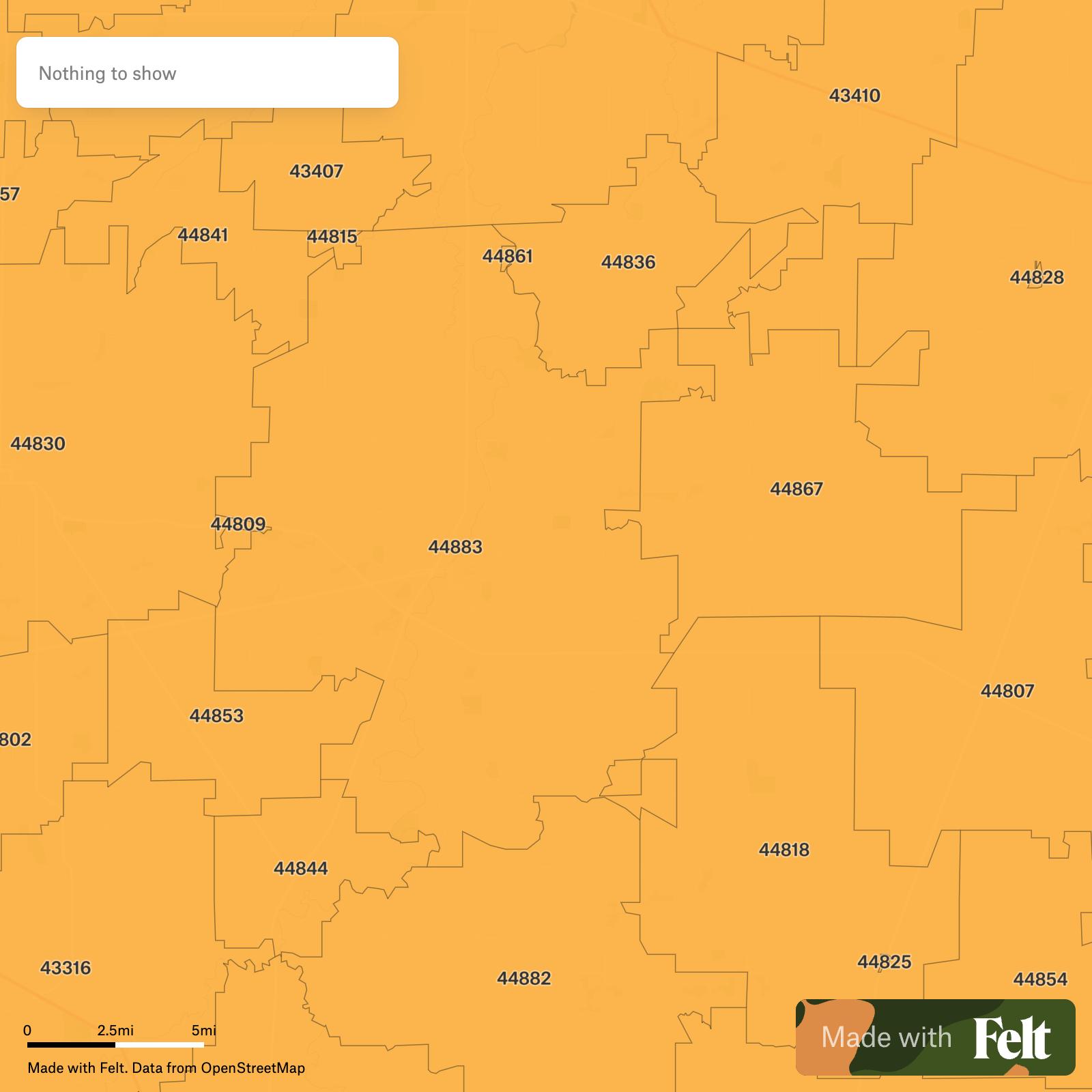 ZIP Codes in Seneca County, Ohio