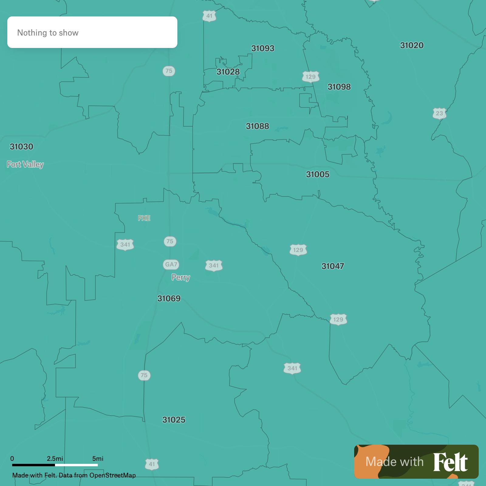 ZIP Codes in Houston County, Georgia