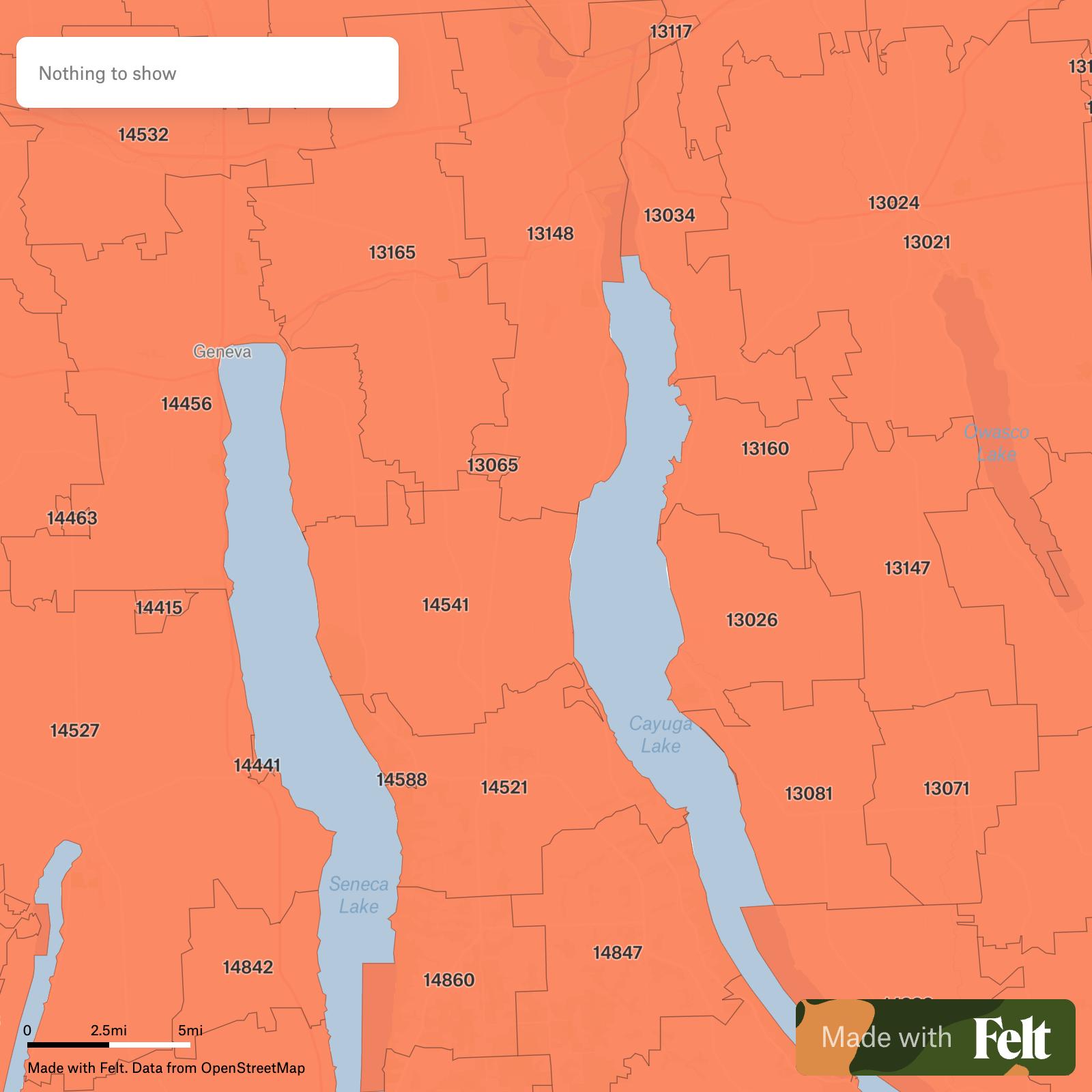 ZIP Codes in Seneca County, New York