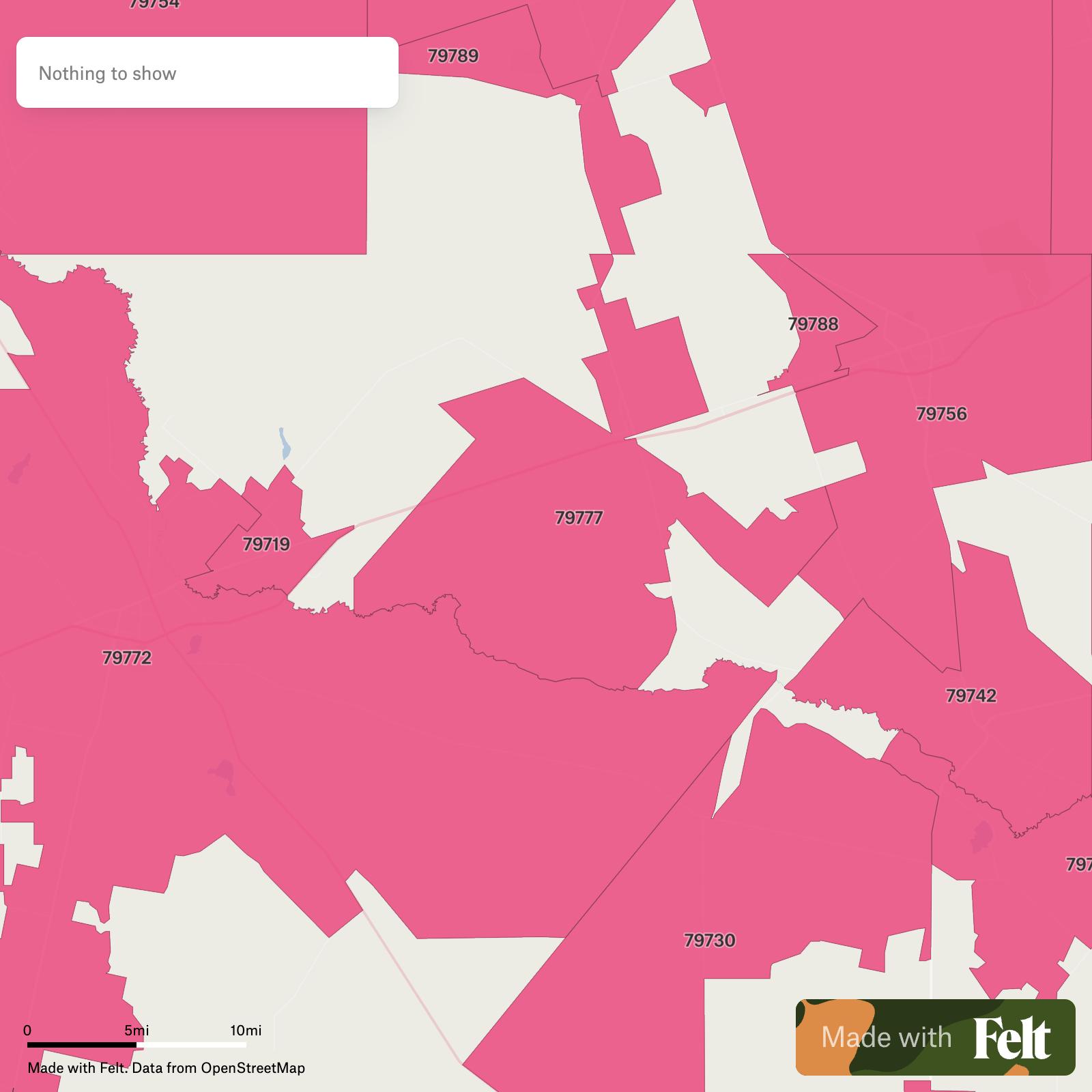 ZIP Codes in Ward County, Texas