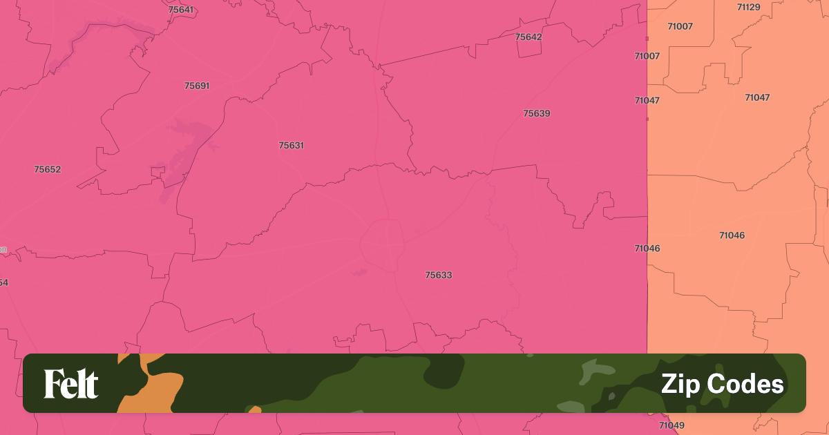 ZIP Codes in Panola County, Texas