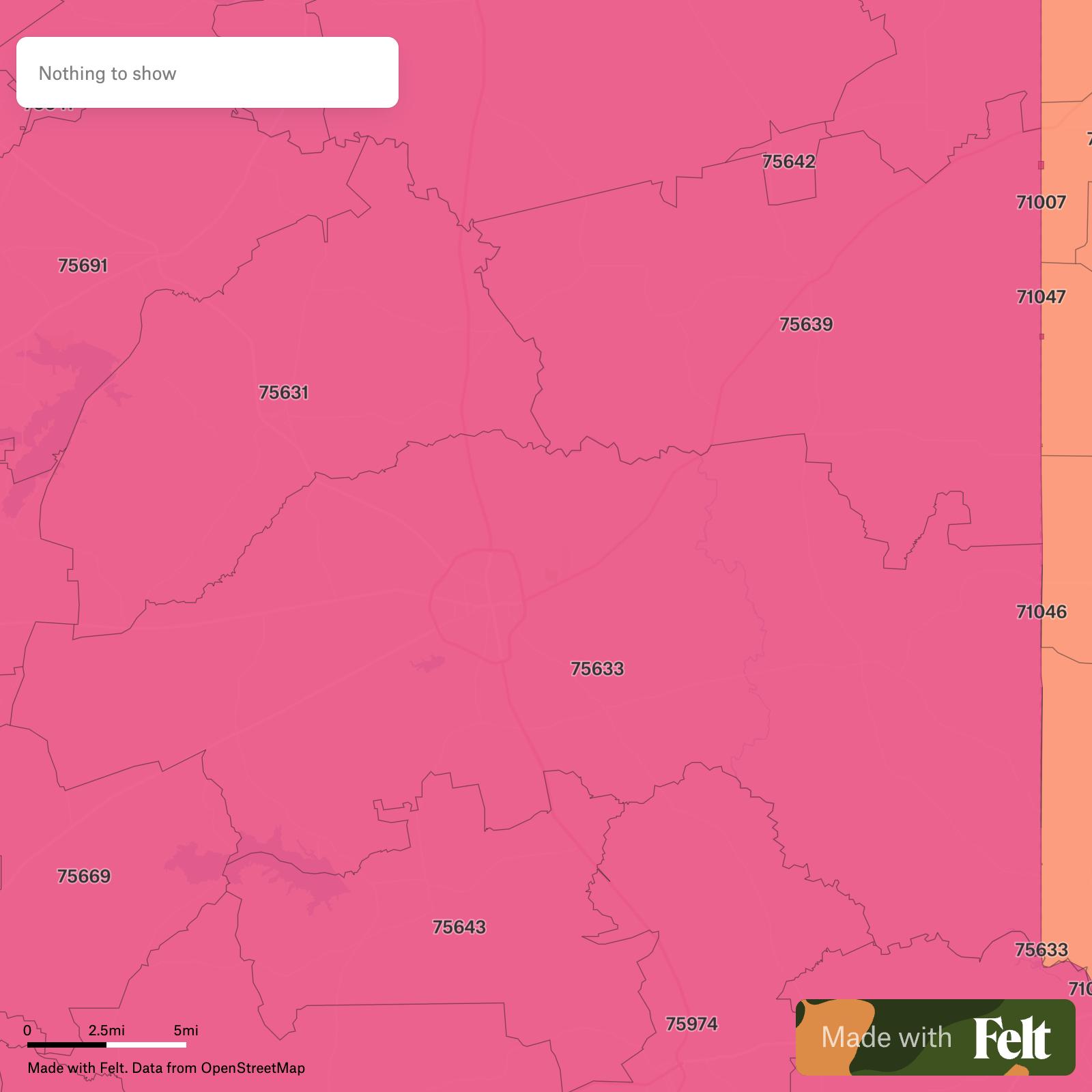 ZIP Codes in Panola County, Texas