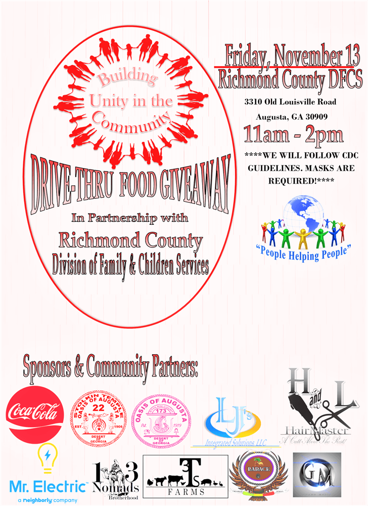Richmond County DFCS host drivethru food giveaway WFXG