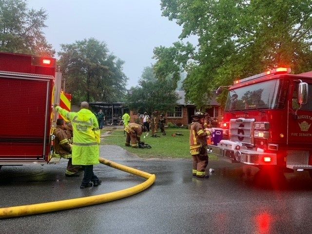 Augusta Fire Department responds to structure fire on Julia Drive WFXG