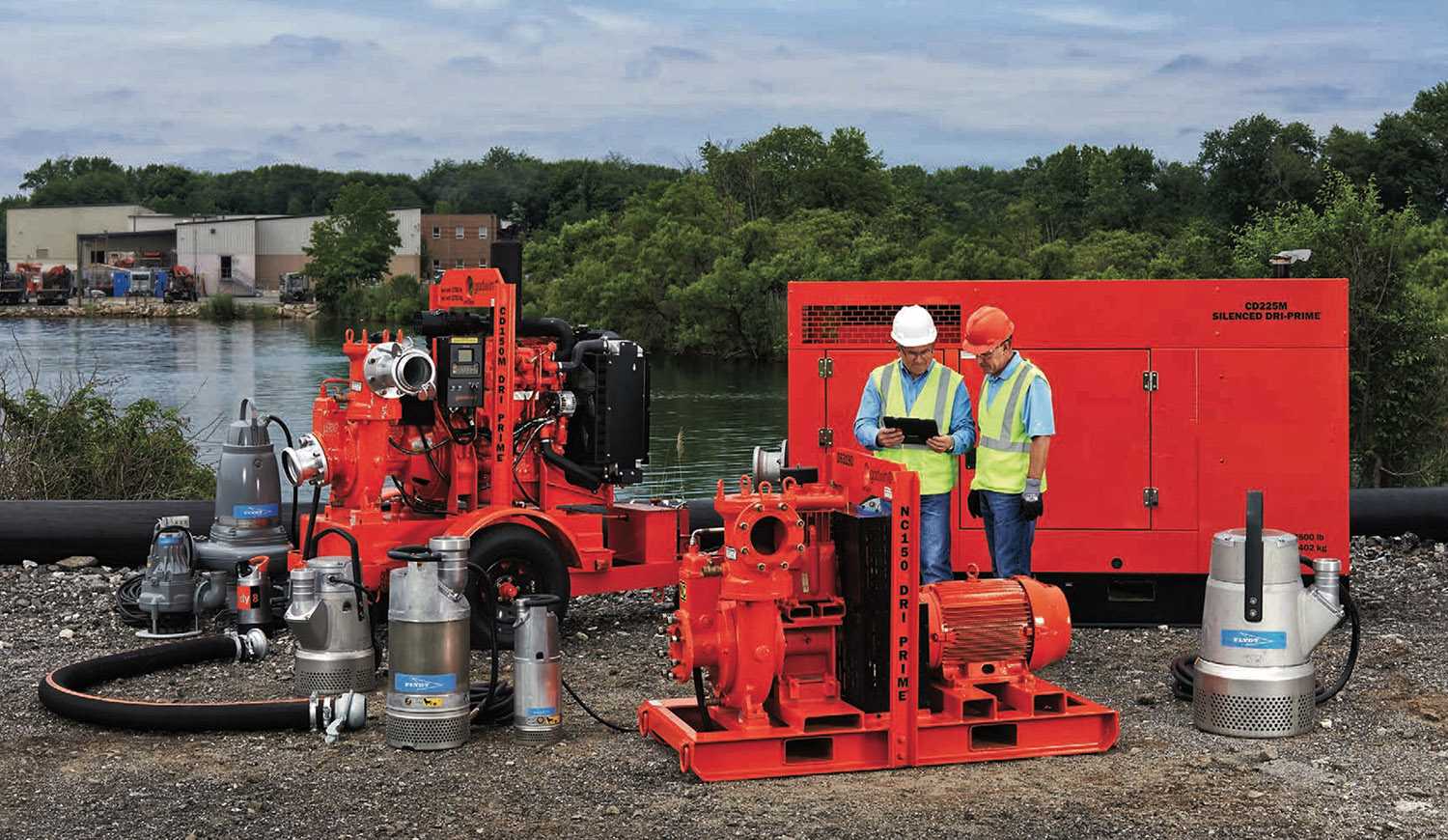 ให้เช่าปั๊มน้ำ เครื่องสูบน้ำ Water Pumps for Rent WG Wiroon & Gwyness