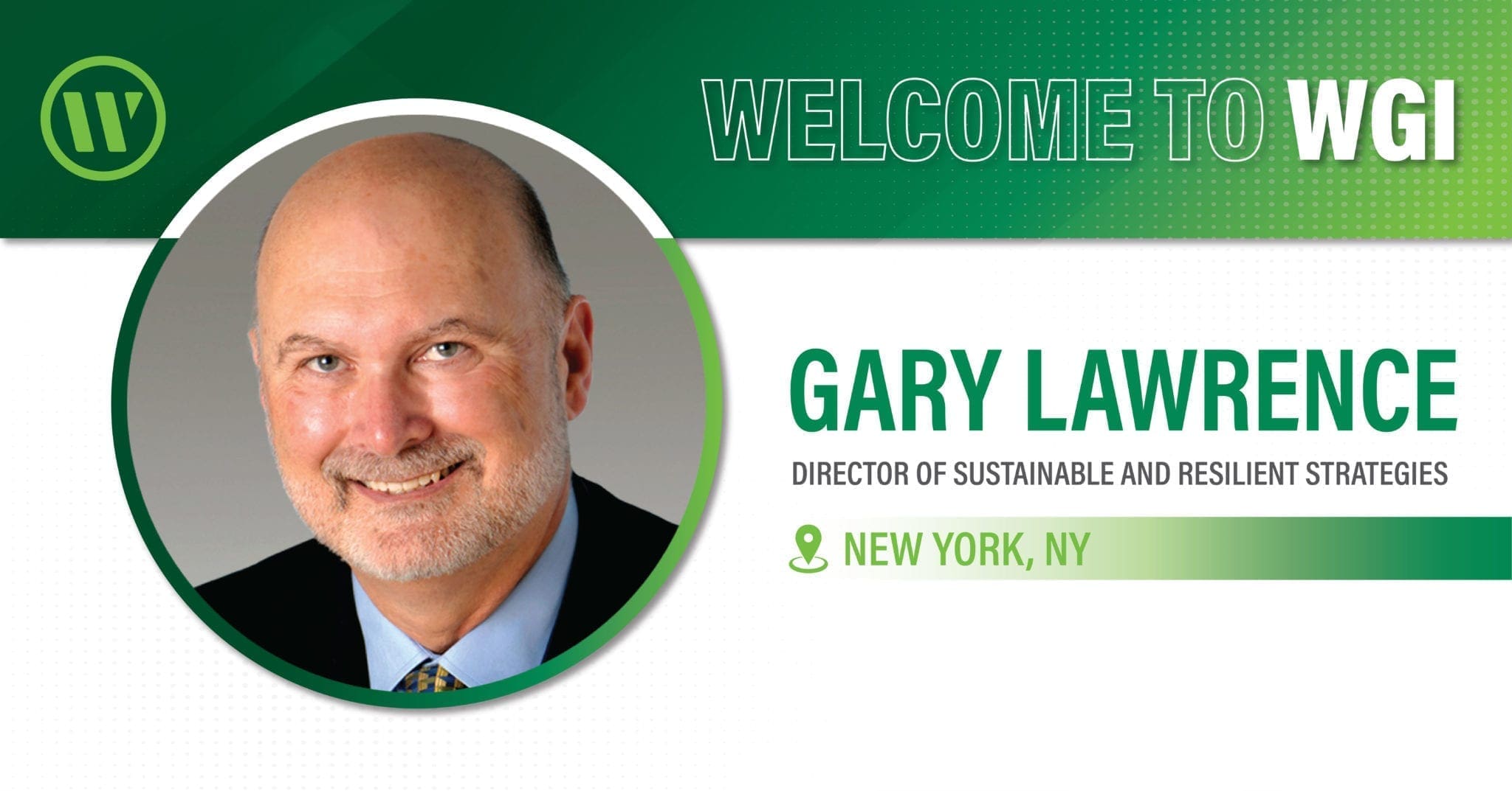 WGI Gary Lawrence as Director of Sustainable and Resilient