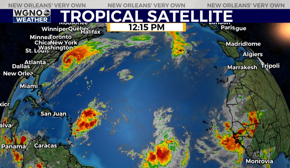 Hurricane Erin floods coastal North Carolina plus 3 different potential tropical formation spots